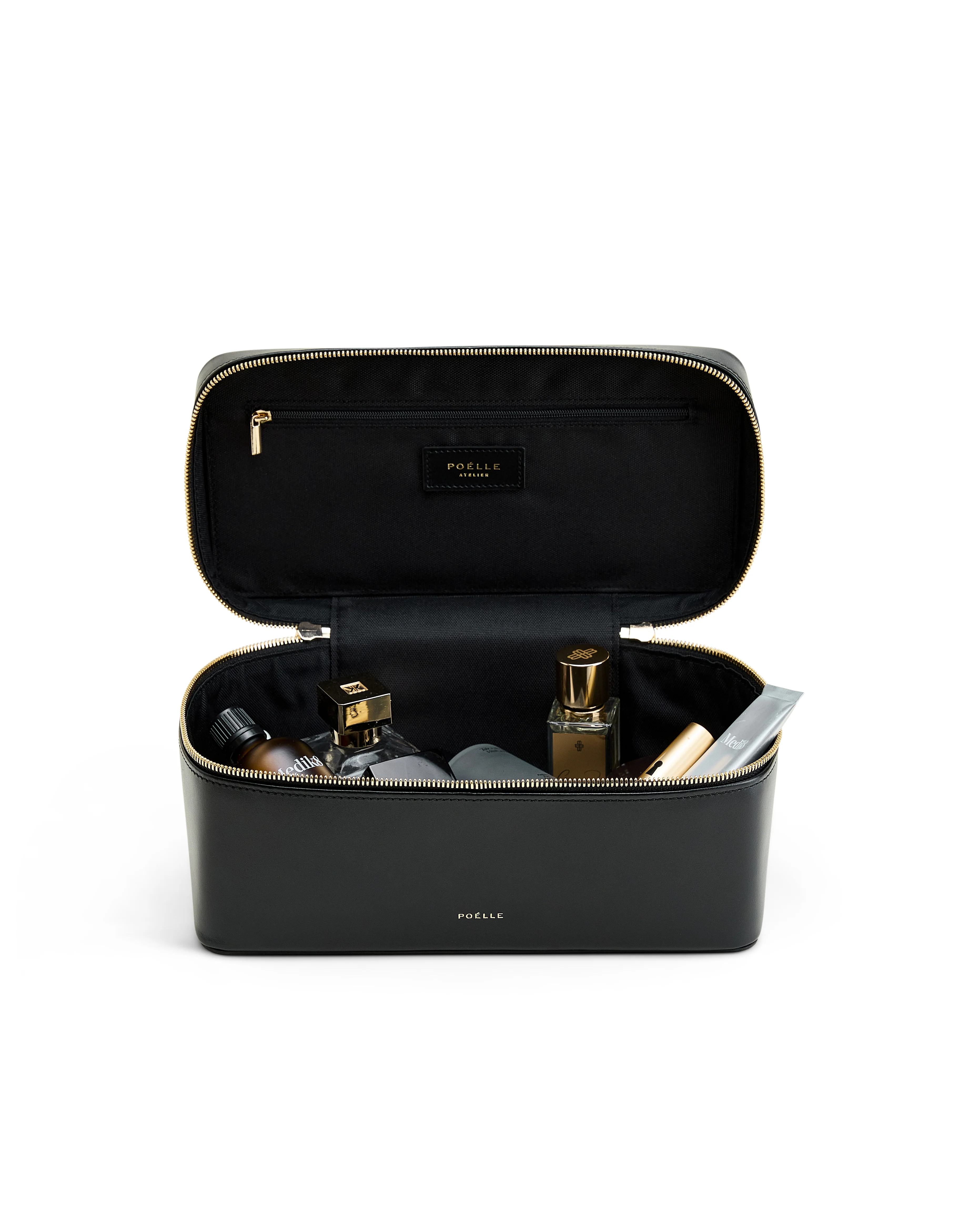 Large Lilibet Cosmetic Bag in Black - Image 4