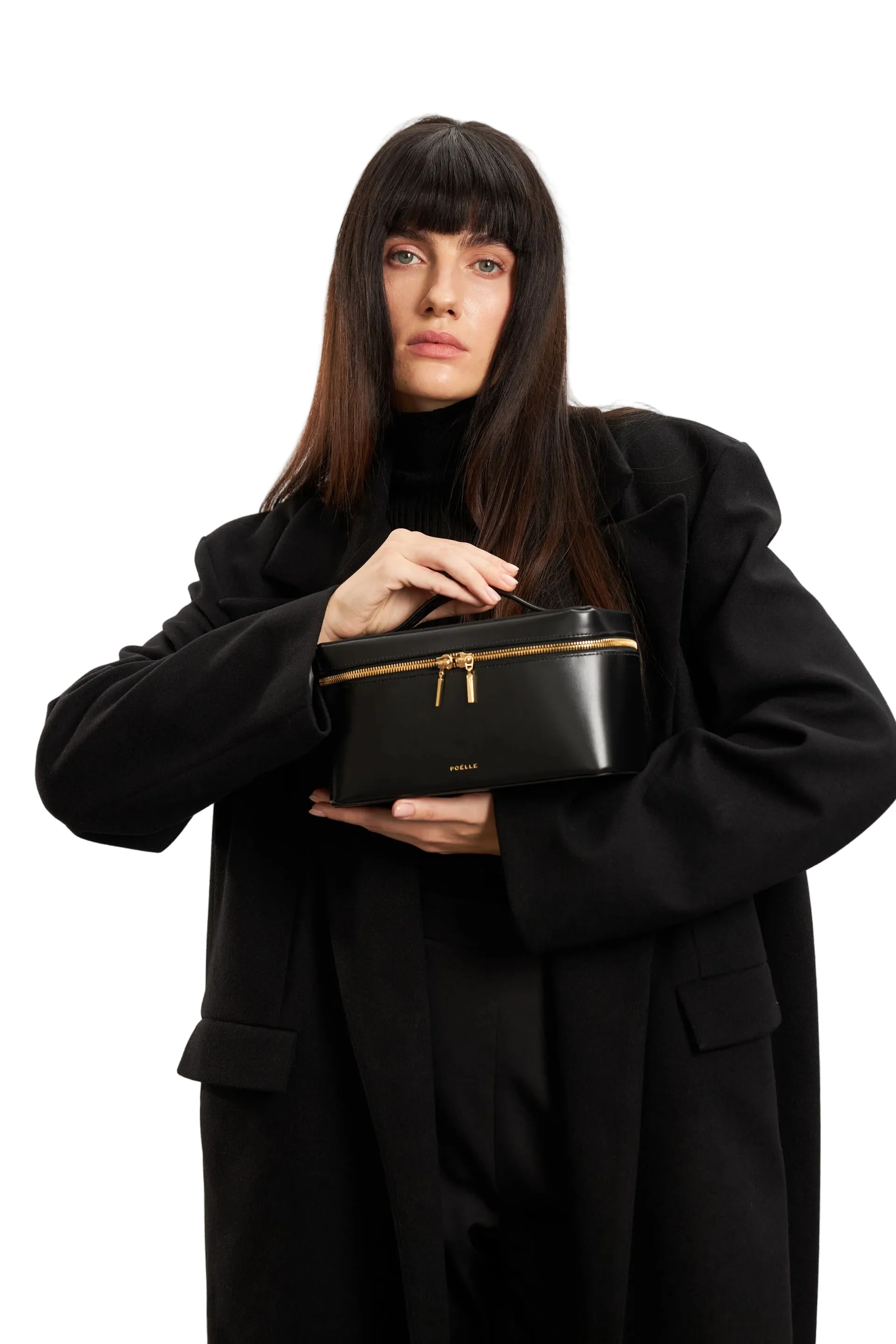 Medium Lilibet Cosmetic Bag in Black - Image 4
