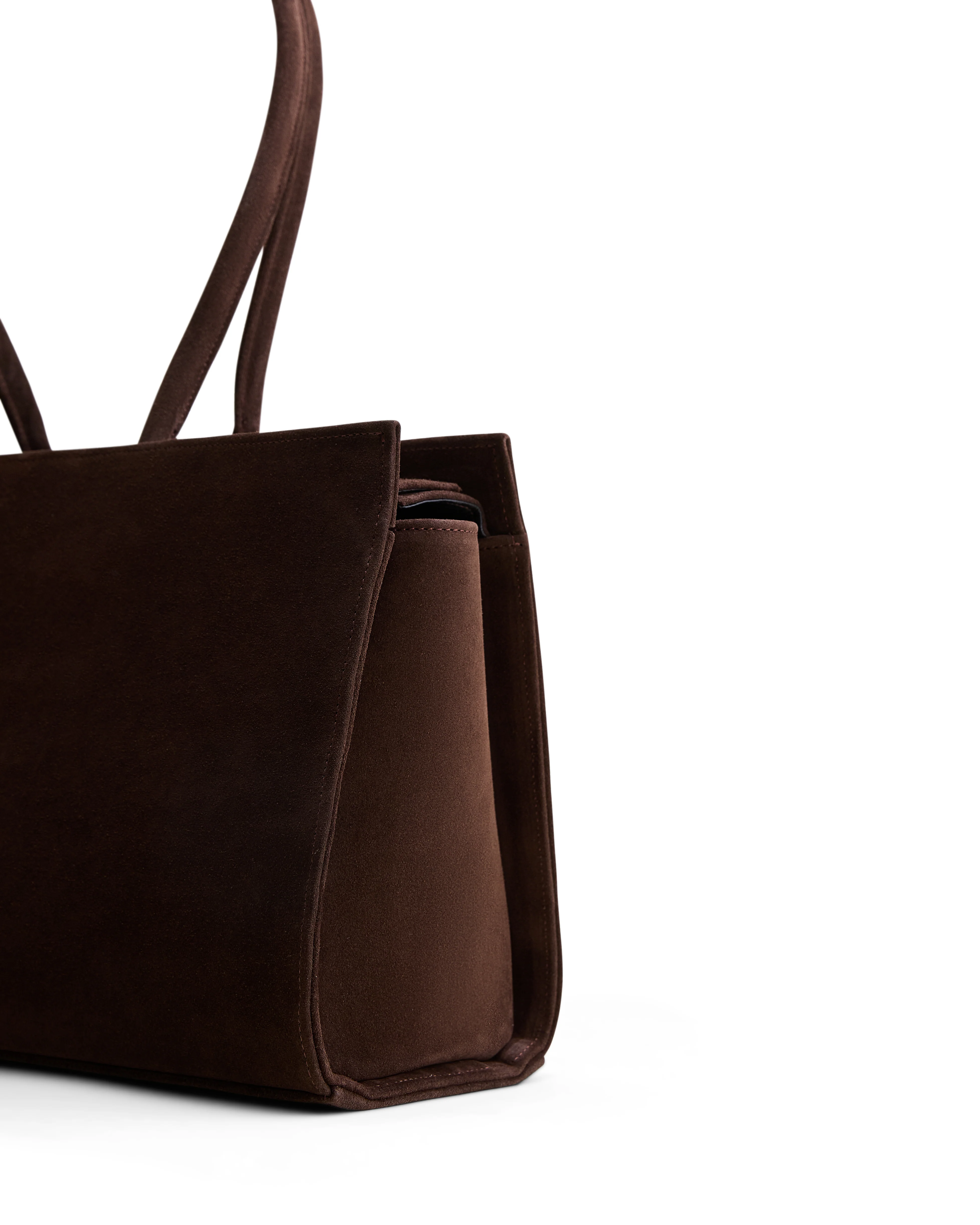 Medium Carolyn Tote Bag in Choco - Image 4