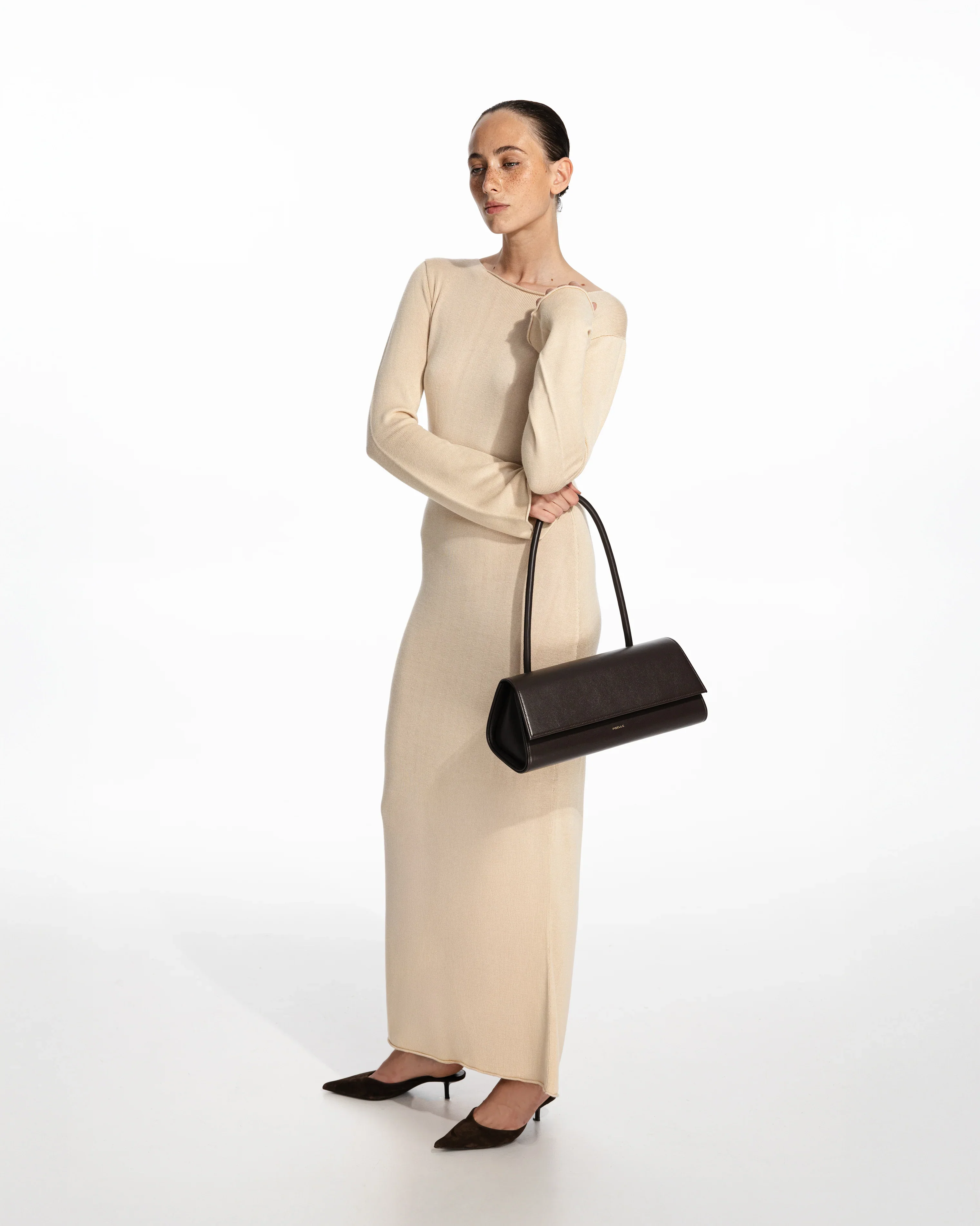 Untitled Bag Medium in Brown - Image 3